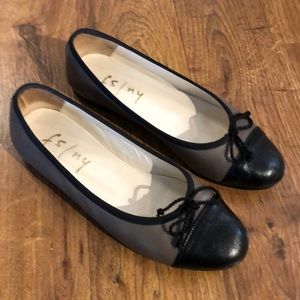 Leather ballet flats fsny